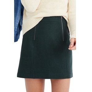 Madewell Uptown wool mini skirt